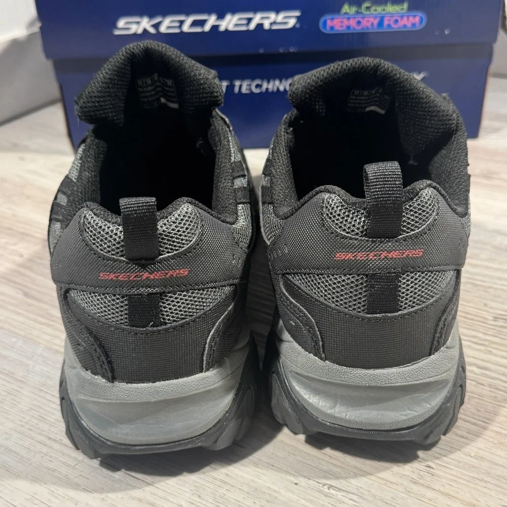 Skechers Men's After Burn M Fit 51866 Size 11 Black Casual‎ Slip-On Shoes